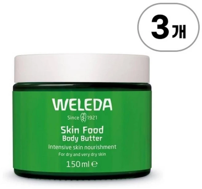 벨레다 스킨 푸드 바디 버터 Weleda Skin Food Body Butter 150ml, 3개 - 쿠팡