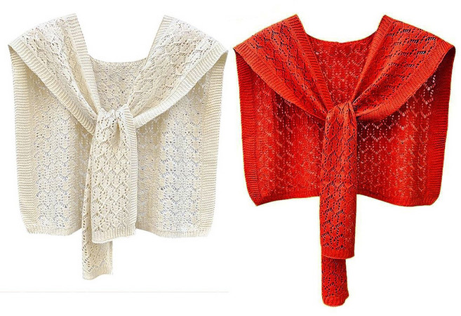 1+1 사계절용 패션 레이어드 어깨숄 여성 캐주얼 펀칭 니트 케이프 데일리 오피스 에어컨 방 니트 숄 WMY