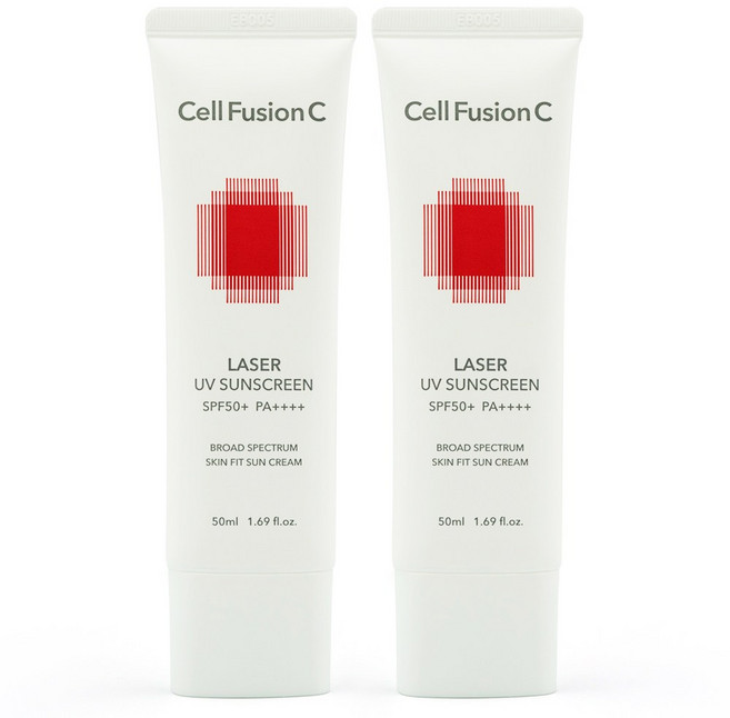 셀퓨전씨 레이저 썬스크린 100 SPF50+ PA+++, 50ml, 2개