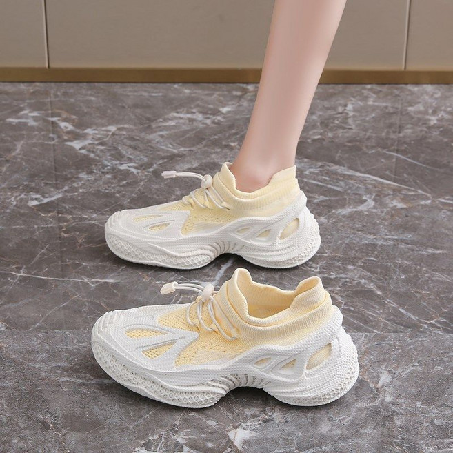 Makone 여성 신발 메쉬 슈즈 캐주얼 키 커보이는 삭스 운동화