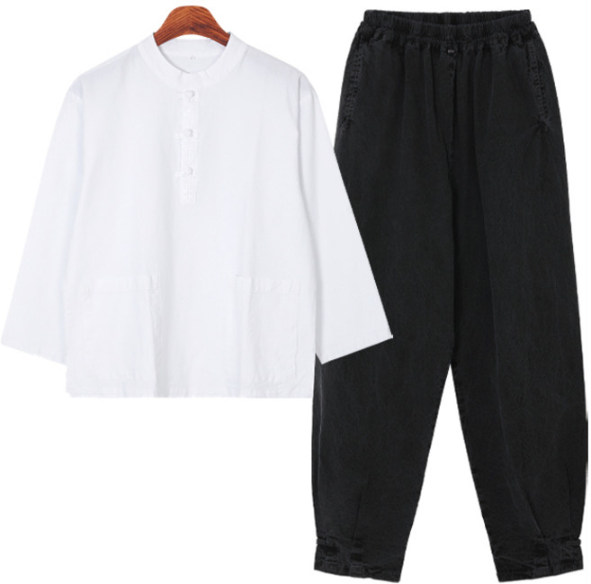 20수 차이나 반오픈 생활한복 한벌