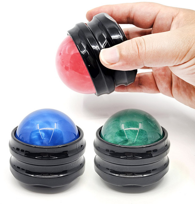 보냄 롤링 마사지볼, 1개, 퍼플