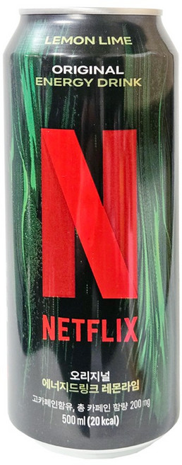 넷플릭스 에너지드링크 레몬라임맛, 12개, 500ml
