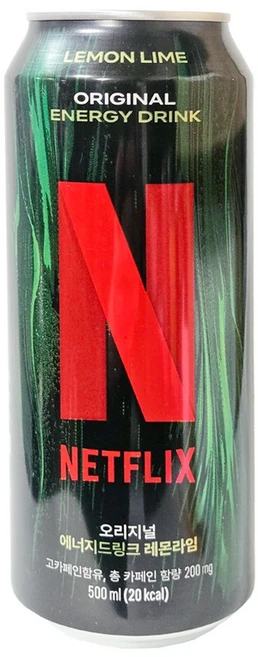 넷플릭스 에너지드링크 레몬라임맛, 12개, 500ml - 쿠팡
