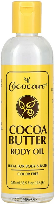 Cococare 코코아 버터 바디 오일 8.5 액량 온스 (250 ml) 2팩, 1개, 250ml - 쿠팡