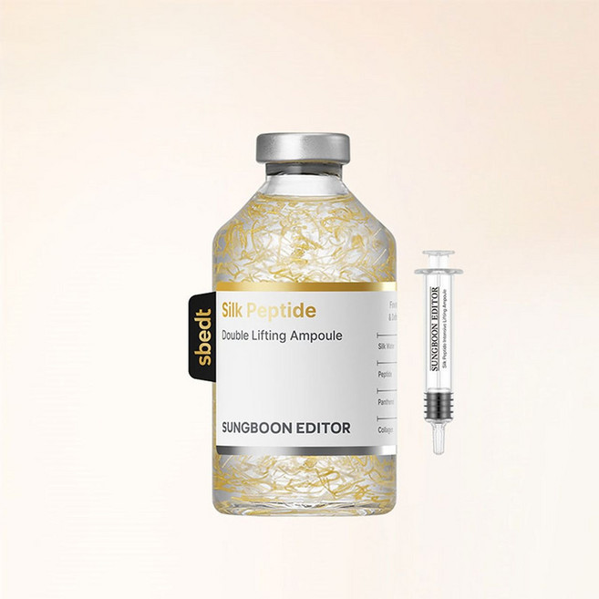 홈쇼핑 상품 성분에디터 녹는실 리프팅 실크 펩타이드 앰플 대용량, 2개, 60ml