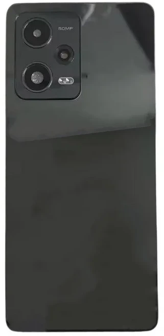 샤오미 레드미 Note 12 Pro 5G 22101316C 후면 도어 유리 하우징 교체 부품 용 배터리 케이스, 03 검정색