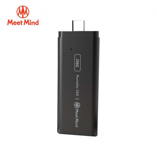 Meet Mind GEN2-02 SSD 固態行動碟 256GB, 黑色