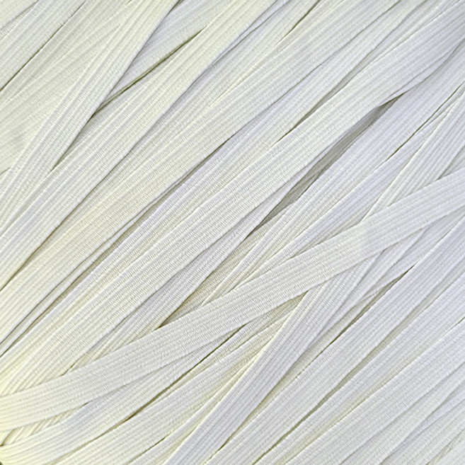 쏘잉스타 허리고무줄 허리밴드 고무밴드 바지고무줄 골지 납작고무줄 (흰색) 90cm, 1개, 12mm 화이트