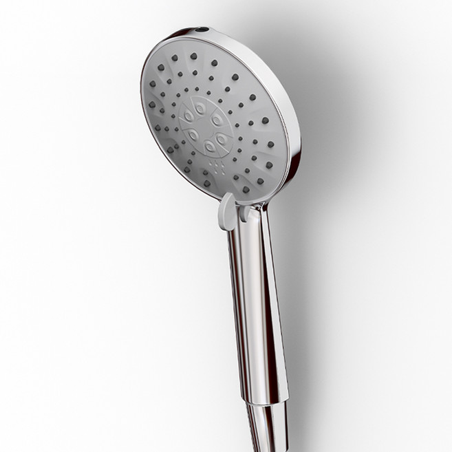 계림바스 클린젯 4in1 멀티 샤워기헤드+청소건 (실속형 원형), 1개, 크롬