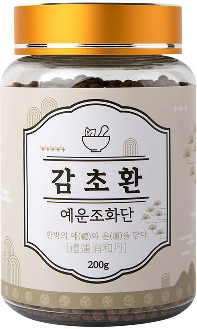 [예운당] 감초환 200g / 예운조화단, 1개
