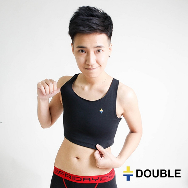 DOUBLE 加強式III半身束胸 高彈性布料 束平再進化