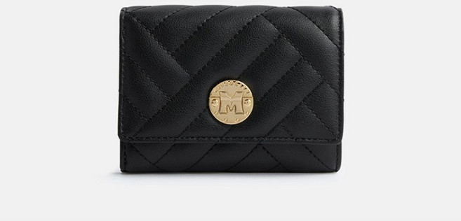 [정품] 메트로시티 여성지갑 [부오나] 3단 반지갑 M253WQ3085Z 블랙 METROCITY 보증서 동봉 선물포장 매장발송(춘천모다) 전국 매장 A/S가능