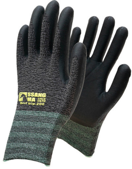 베스트 그립 200 가성비 갑 NBR장갑 스마트폰 터치 가능 3M보다 질 좋은 장갑 마감 시보리 완벽 10켤레 1묶음, 그레이, 10개