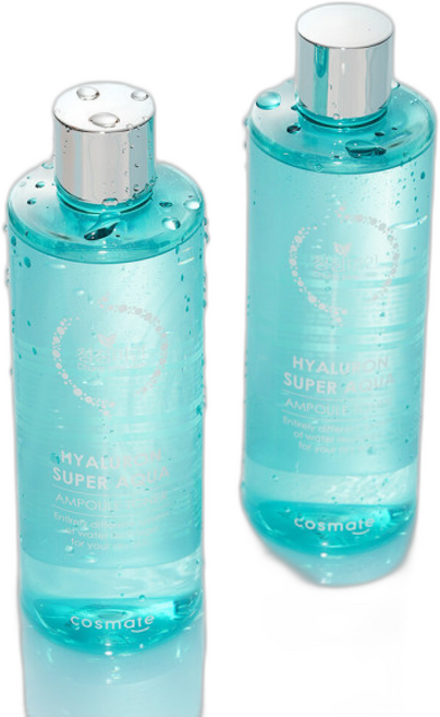 히아루론 앰플 토너 1+1 / 여성 스킨 대용량 수분 보습 주름 미백 기초 화장품, 1개, 420ml