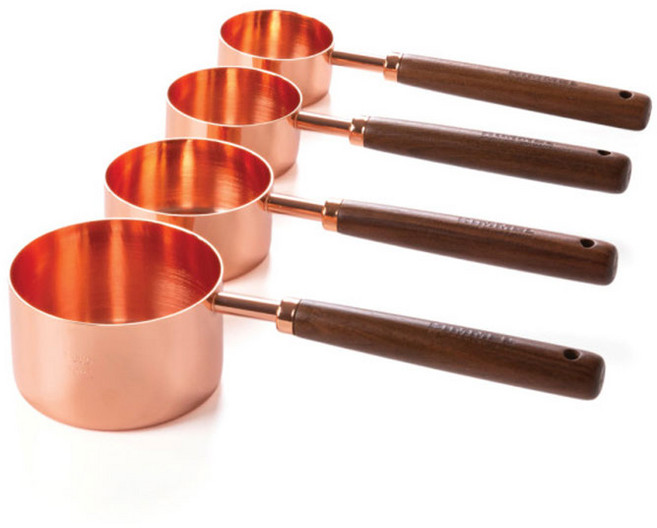 힘멜 스텐 티타늄코팅 미니소스팬 계량컵 4P 로즈골드, 1개