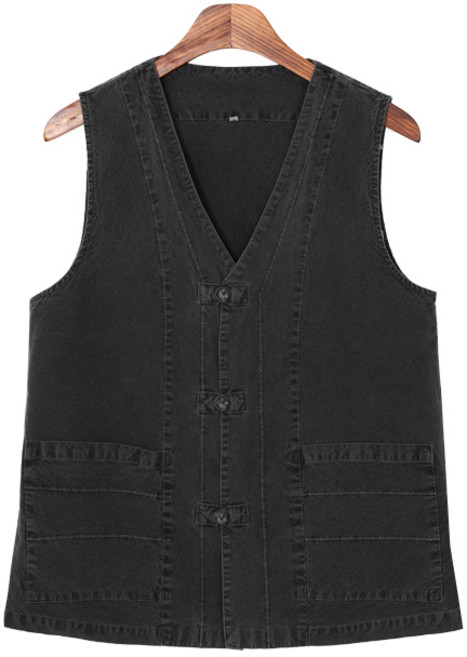 20수 핀턱 생활한복 조끼