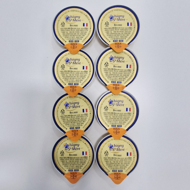 이즈니 무염버터 10g (냉동) x 8개 천연 포션 버터
