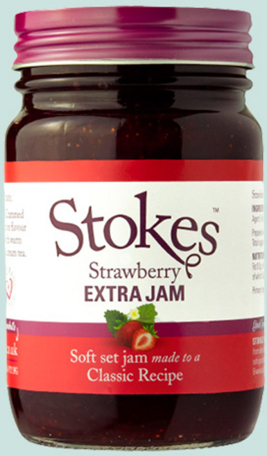 스톡스 스트로베리잼 달콤한 프리미엄 딸기잼 브런치 홈카페 팬케잌 프렌치 토스트 비건 유제품프리 데어리프리 스무디 스프레드 퓨레 잼 소스 디핑, 340g, 1개