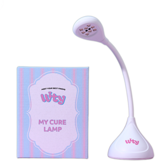 위티 마이큐어 자동센서 무선 스탠드 젤네일 핀램프, 1개, 화이트