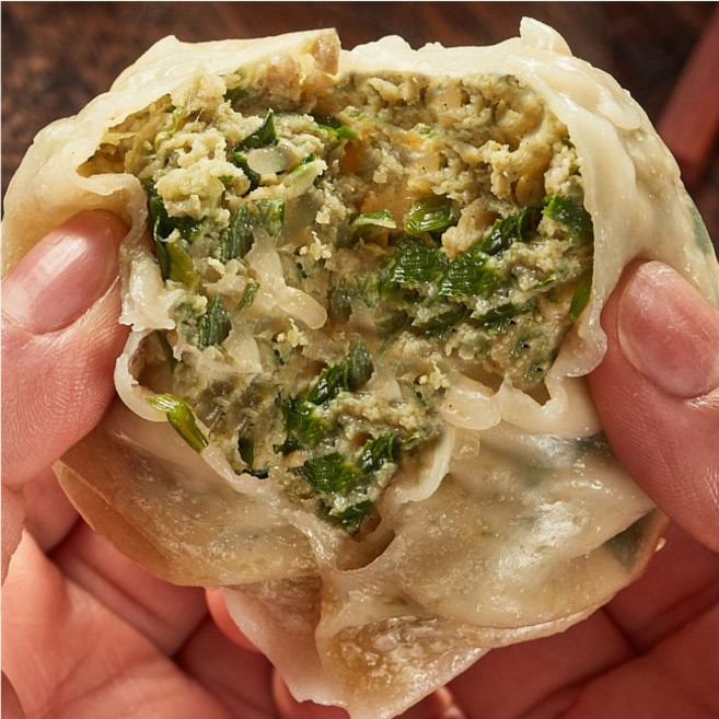 유별난 얇은피 김치 왕만두 수제만두 만두 손만두 1.4kg 김치 20알 + 고기 20알, 2개