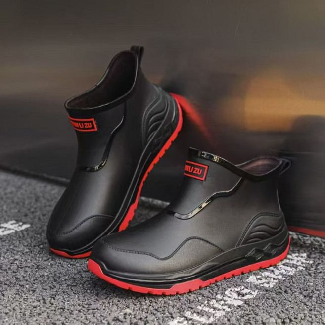 YANGTA 패션 남자 가벼운 미끄럼방지 장화 여름용 야외 작업용 낚시화 LM-05