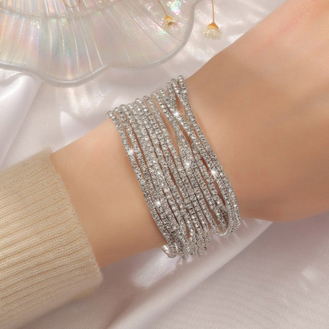 라일리 [5개 세트] 큐빅 밴딩 테니스 팔찌