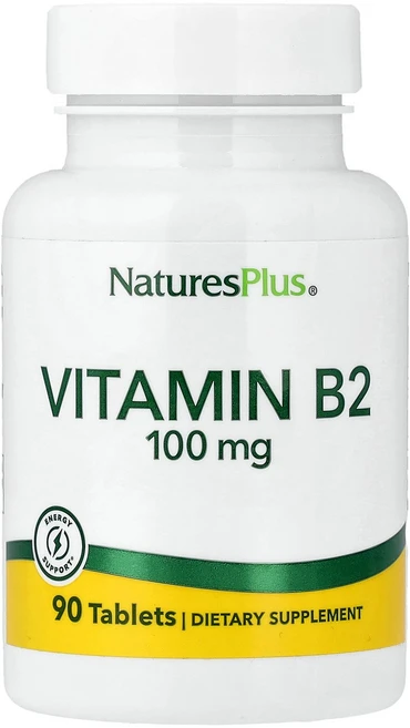 NaturesPlus Vitamin B2 100 mg 90 Tablets, 1개, 90정 - 쿠팡