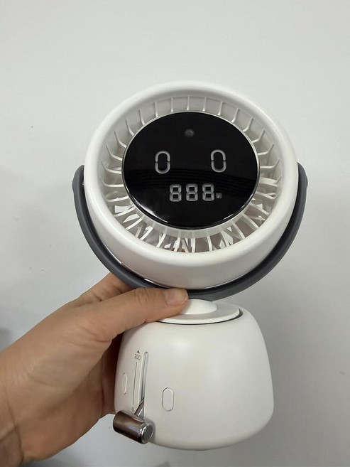 Desk Fan with Smart Tracking Head Movement Follow 200 Speeds Digital Display Slide Speed Control, Desk Fan with Smart Tracking H