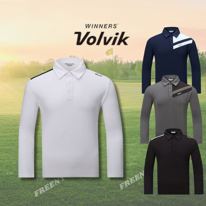 (신상) 볼빅 골프 웨어 남성 긴팔 티셔츠 VKSJDK021