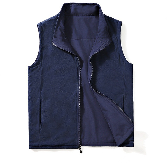 L-8XL 男款防潑水雙面穿保暖馬甲背心