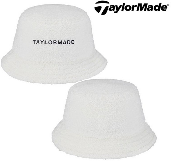 테일러메이드 여성용 WINTER BACKET 겨울 윈터 버킷햇 방한 골프모자, 1개, 화이트