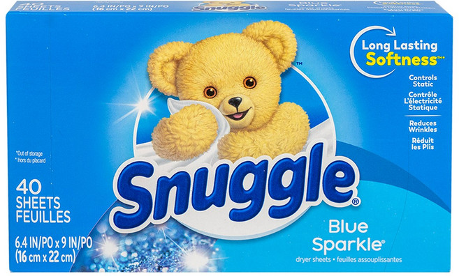 스너글 건조기시트 드라이시트 블루 스파클 본품, 1개, 40매입