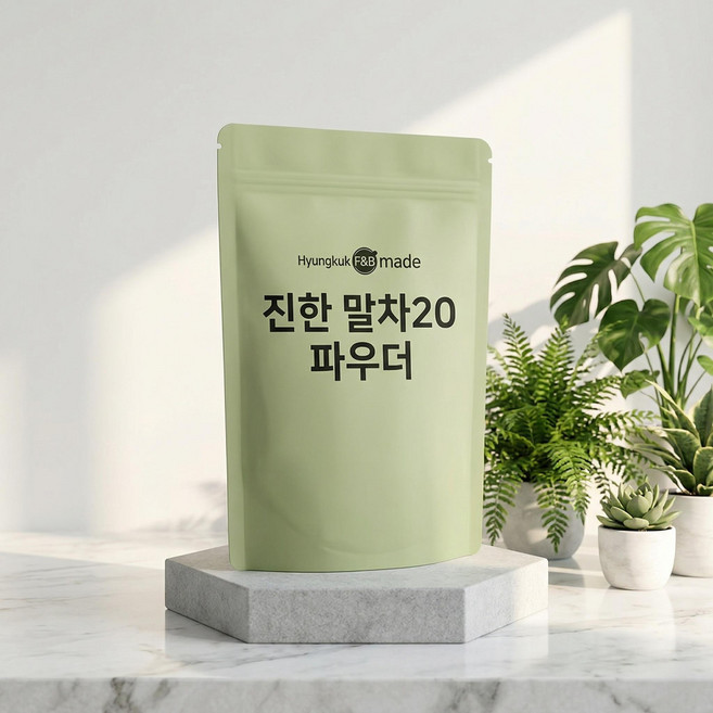 흥국 진한말차20 파우더 500g 2개, 1개입
