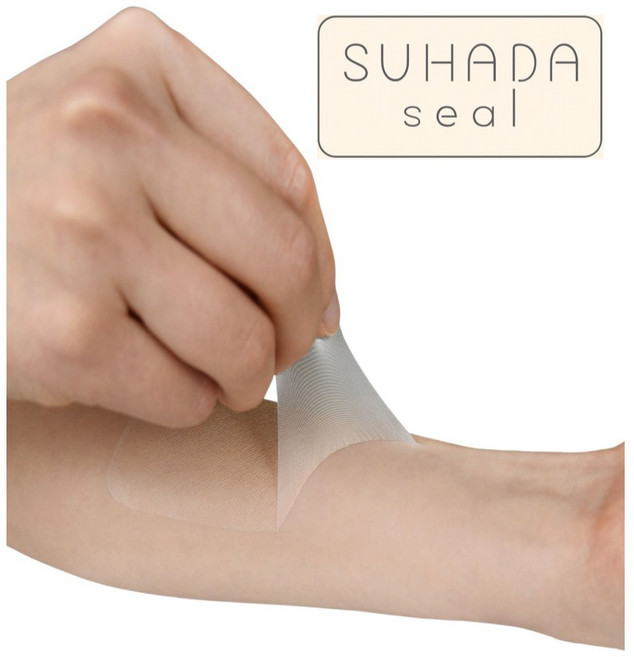 SUHADA 수하다 타투커버 방수 스티커 문신 가리기 중형 M사이즈 3매, 내츄럴베이지