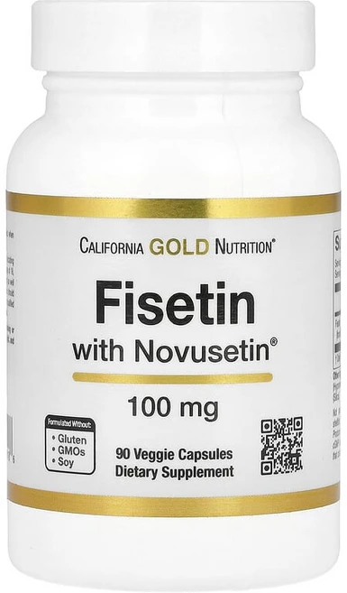 California Gold Nutrition Novusetin 함유 피세틴 100mg 베지 캡슐 90정 CGN-02418, 60캡슐, 1개 - 쿠팡