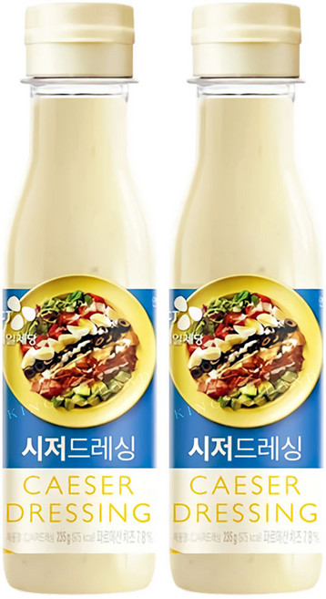 CJ제일제당 시저 드레싱, 2개, 235g