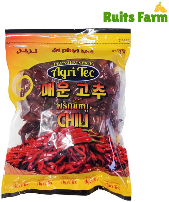 [루츠팜] 동남아 매운 건고추 100g 매운고추 땡초 쥐똥고추 프릭끼누 페퍼론치노 베트남 건고추