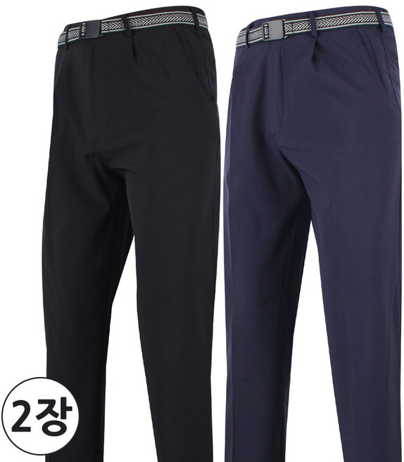 [제이씨월드] (1+1) 겨울 남성용 기모 고급 원턱 무지바지 이중포켓 비교불가 만능팬츠