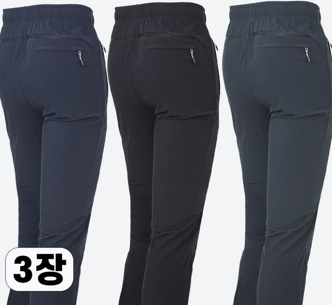 워킹맨 아울렛 3세트 여름시즘 쿨메쉬 스판 런닝 트레이닝 일상복 운동독 밴딩바지 고무줄 바지 빅사이즈 B215
