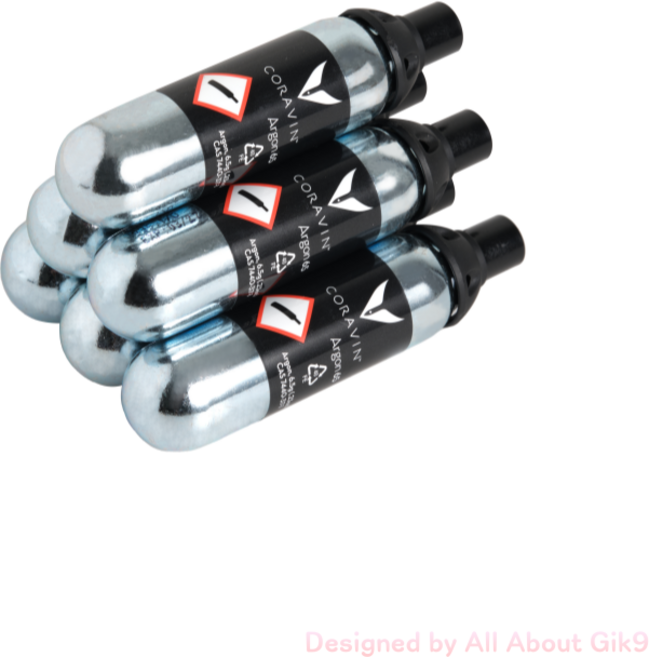 코라뱅 코라빈 와인 오프너 아르곤 가스 캡슐 6개 12개 Coravin Capsules