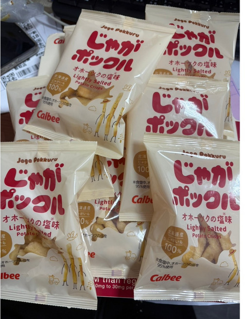 日本原裝 北海道薯條三兄弟 熱銷零食, 1個, 18g
