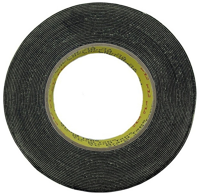 EVA 단면 흑색 스펀지테이프 폭10mmx두께1mm길이10M, 1개