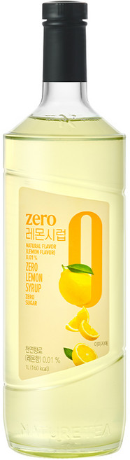 네이쳐티 zero 레몬 시럽, 1개, 1L