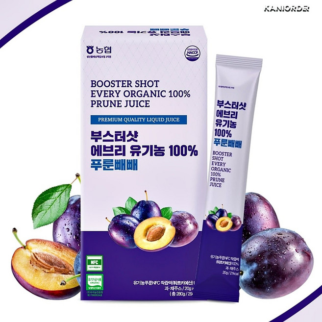 푸른즙 유기농 변비 쾌변 다이어트 유산균 자두 스틱 푸룬 쥬스 14포, 1박스, 20g