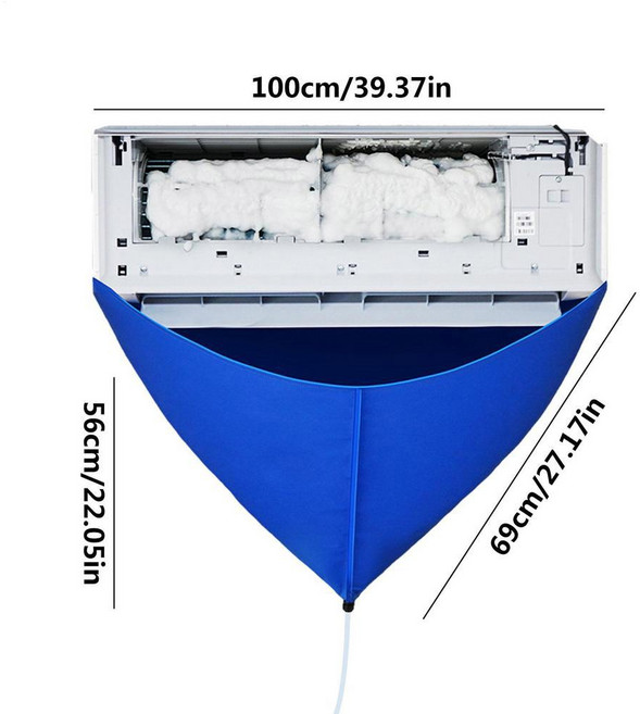 분할 에어컨 청소 워시 AC 먼지 액세서리 가정용 벽걸이 배수관 커버 키트, A, 1개