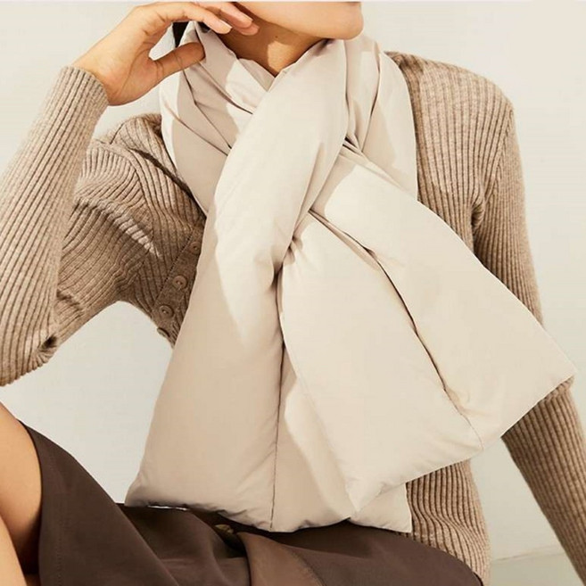 mil 겨울 방한 도톰한 패딩목도리