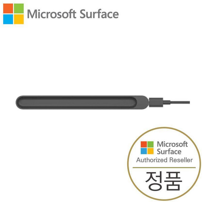 마이크로소프트 서피스 슬림펜2 충전기 매트블랙 Slim Pen Charger (슬림 펜/슬림 펜2 사용가능), 블랙, 1개