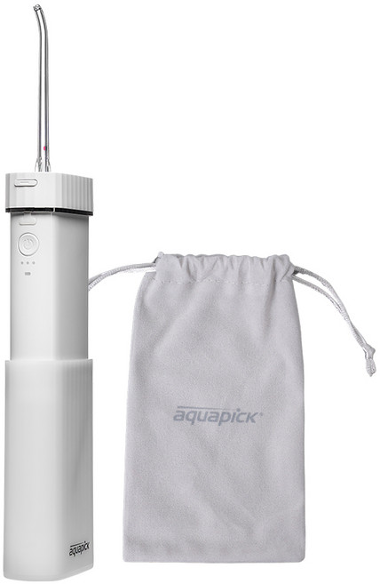 아쿠아픽 코드리스 구강세정기, AQ-208, 화이트