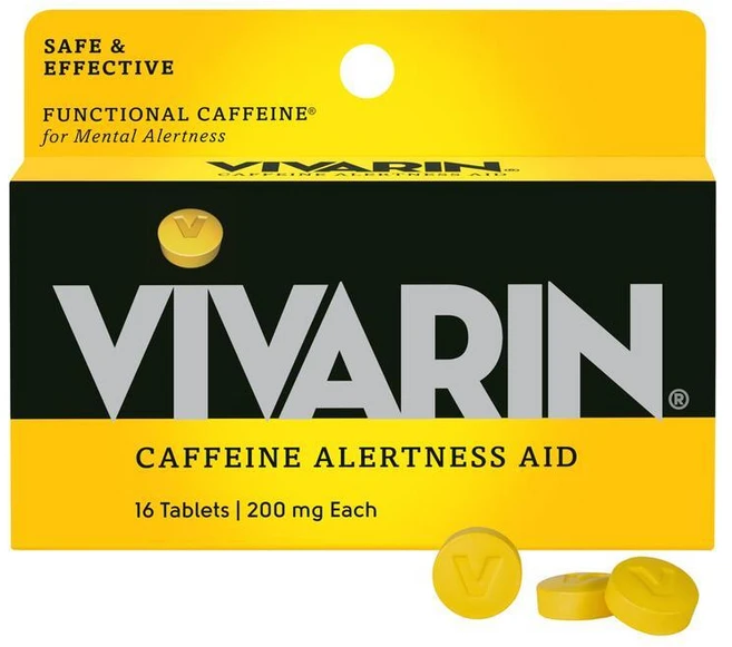 비바린 카페인 200mg 16정, 1개 - 쿠팡